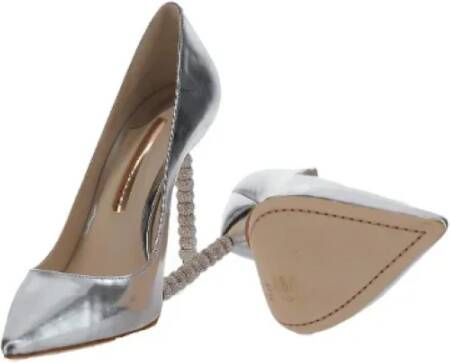 Sophia Webster Pre-owned Leather heels Gray Dames