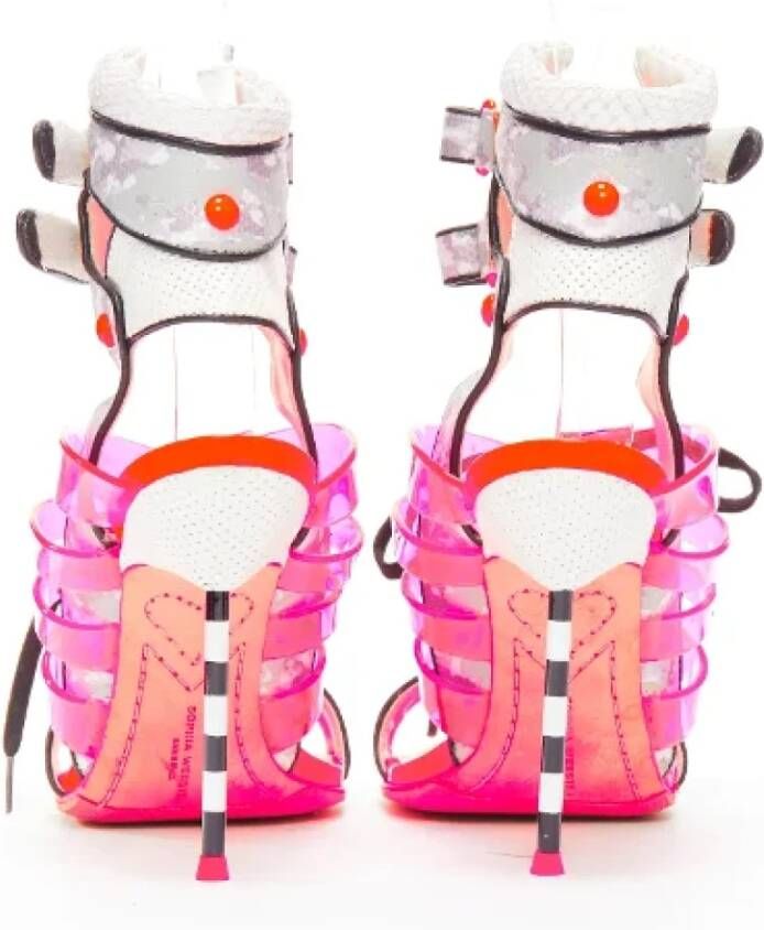 Sophia Webster Pre-owned Leather heels Pink Dames