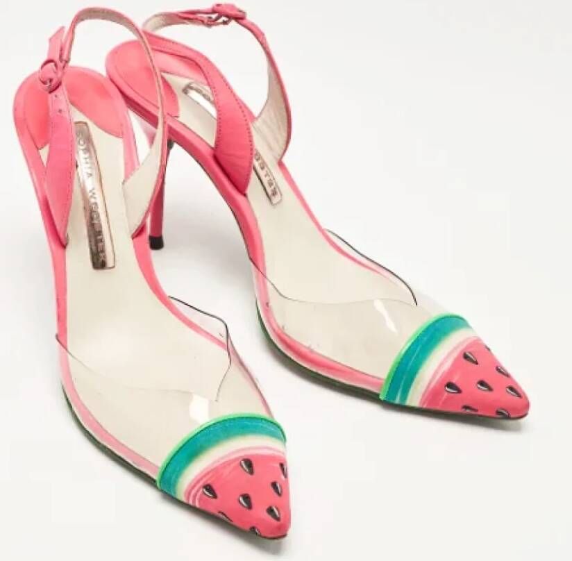 Sophia Webster Pre-owned Leather heels Pink Dames