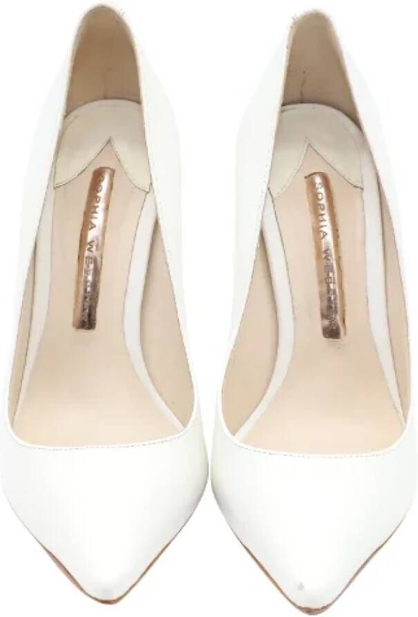 Sophia Webster Pre-owned Leather heels White Dames