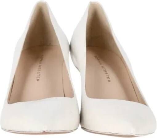 Sophia Webster Pre-owned Leather heels White Dames