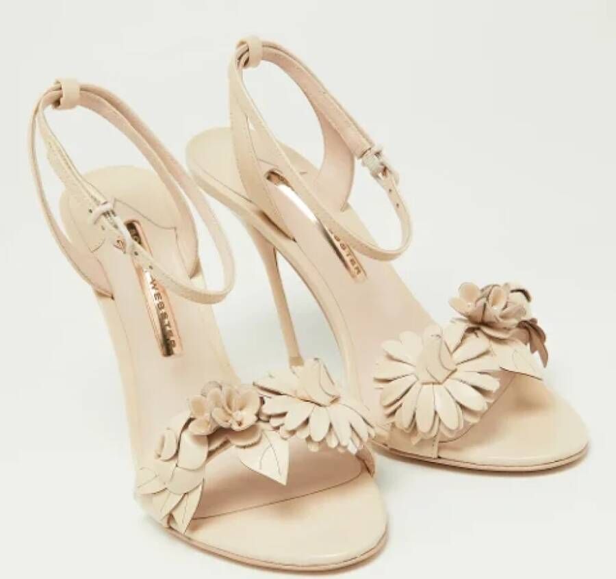 Sophia Webster Pre-owned Leather sandals Beige Dames