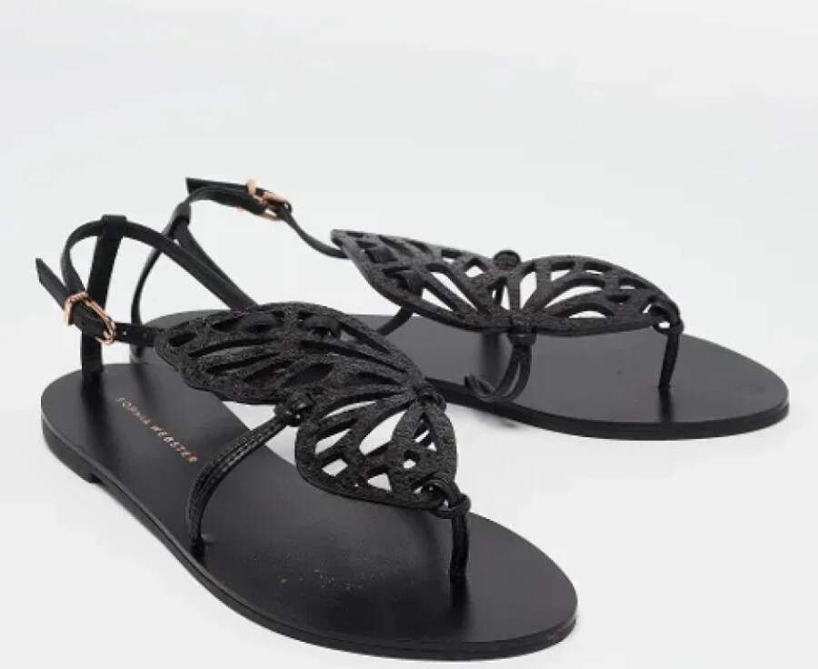 Sophia Webster Pre-owned Leather sandals Black Dames