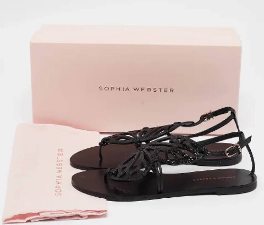 Sophia Webster Pre-owned Leather sandals Black Dames