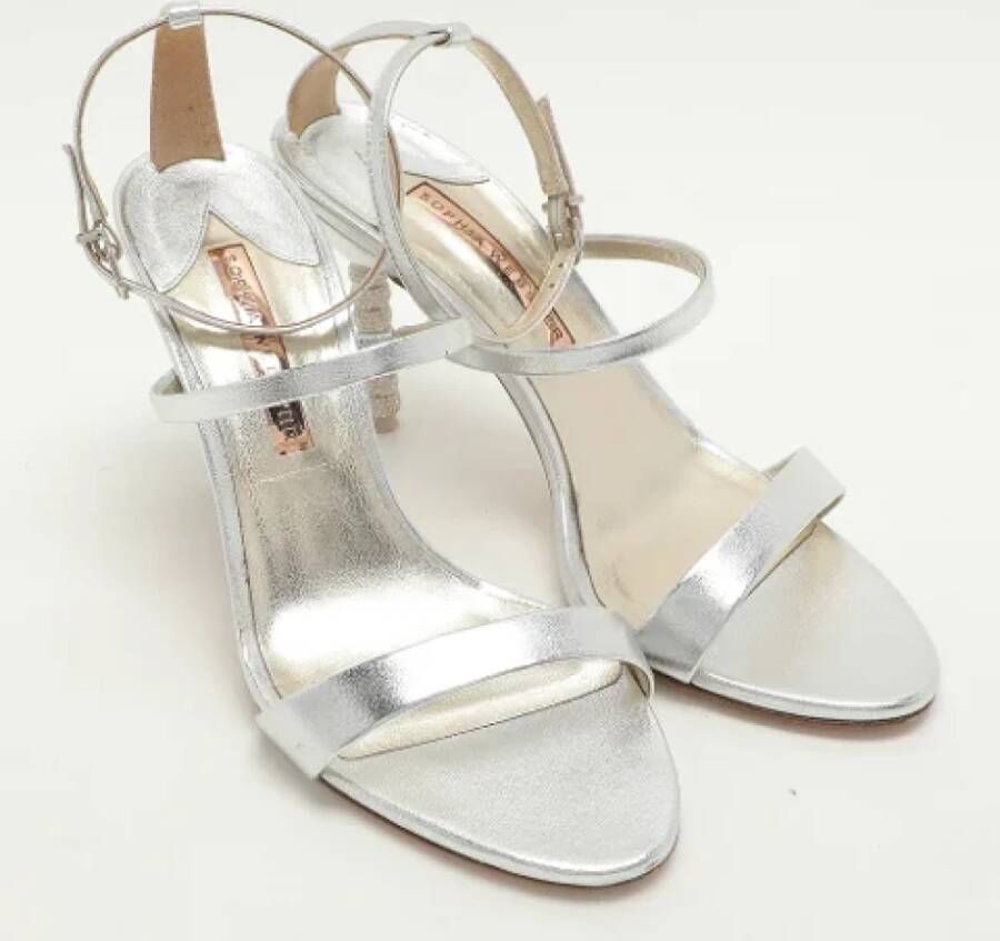 Sophia Webster Pre-owned Leather sandals Gray Dames