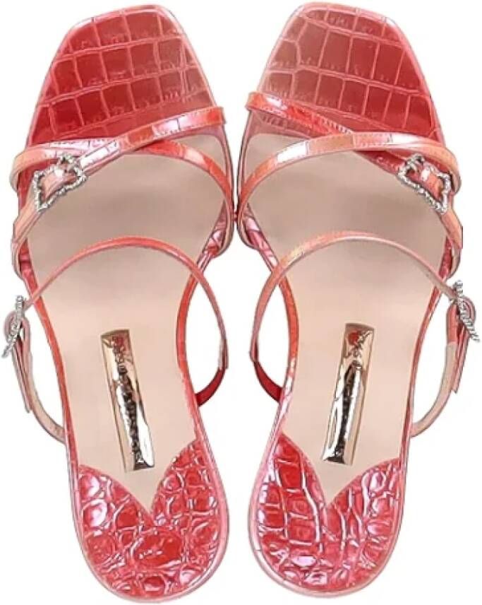 Sophia Webster Pre-owned Leather sandals Pink Dames