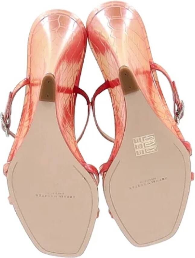 Sophia Webster Pre-owned Leather sandals Pink Dames