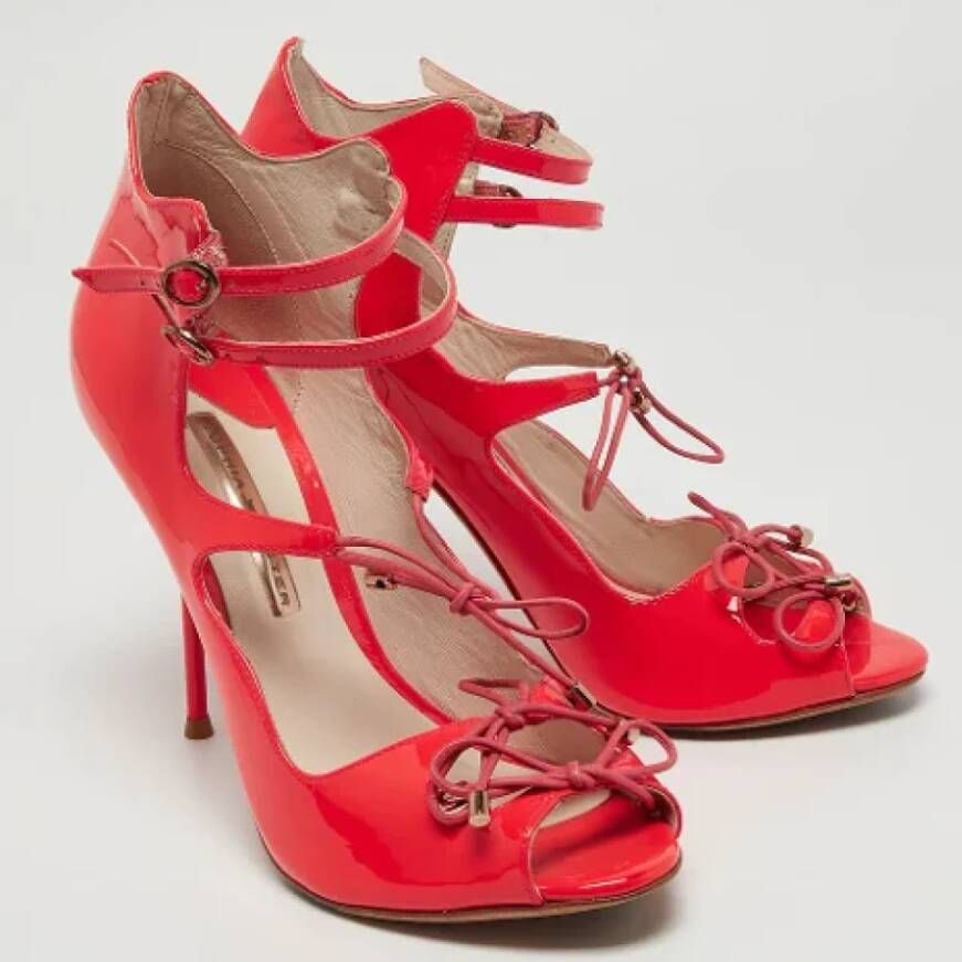 Sophia Webster Pre-owned Leather sandals Red Dames