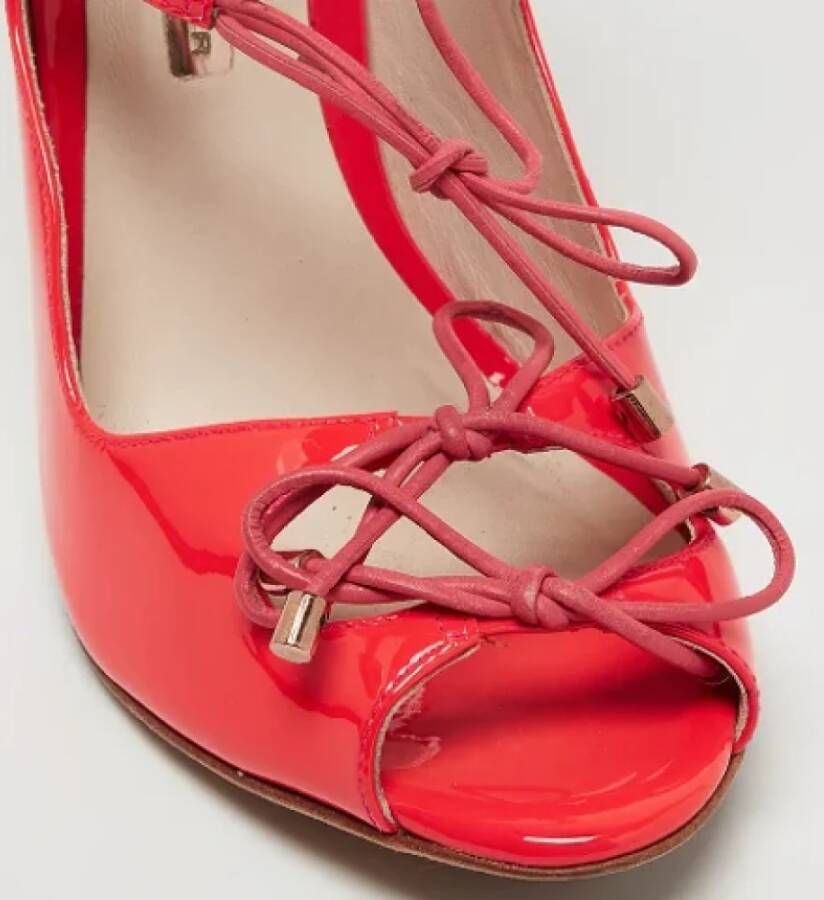 Sophia Webster Pre-owned Leather sandals Red Dames