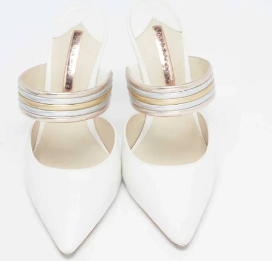 Sophia Webster Pre-owned Leather sandals White Dames