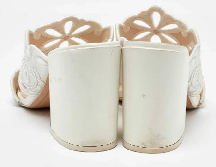 Sophia Webster Pre-owned Leather sandals White Dames