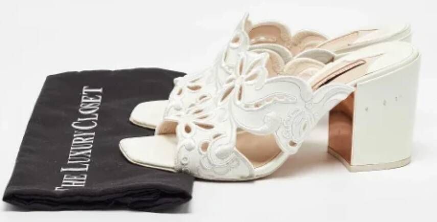 Sophia Webster Pre-owned Leather sandals White Dames