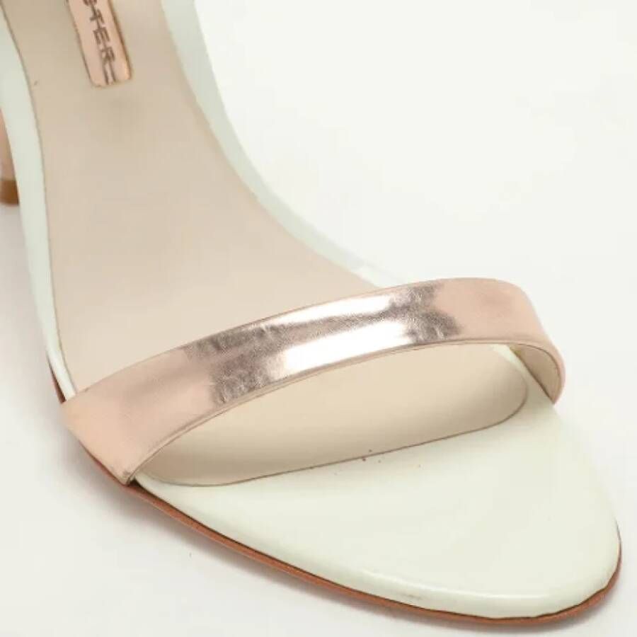 Sophia Webster Pre-owned Leather sandals White Dames