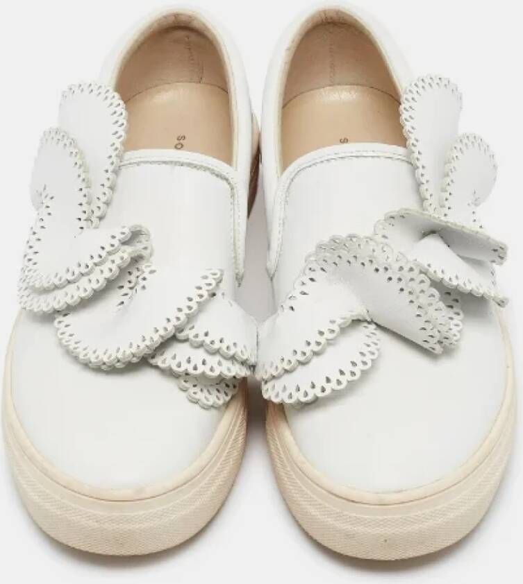 Sophia Webster Pre-owned Leather sneakers White Dames