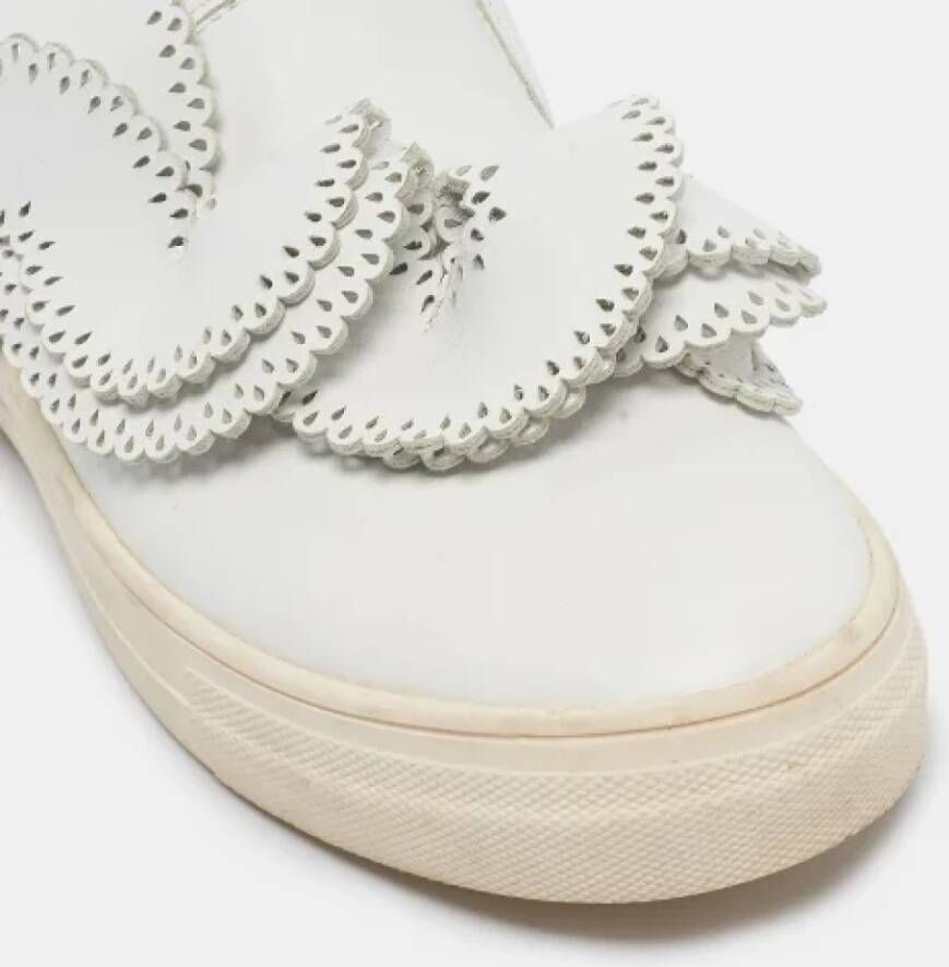 Sophia Webster Pre-owned Leather sneakers White Dames