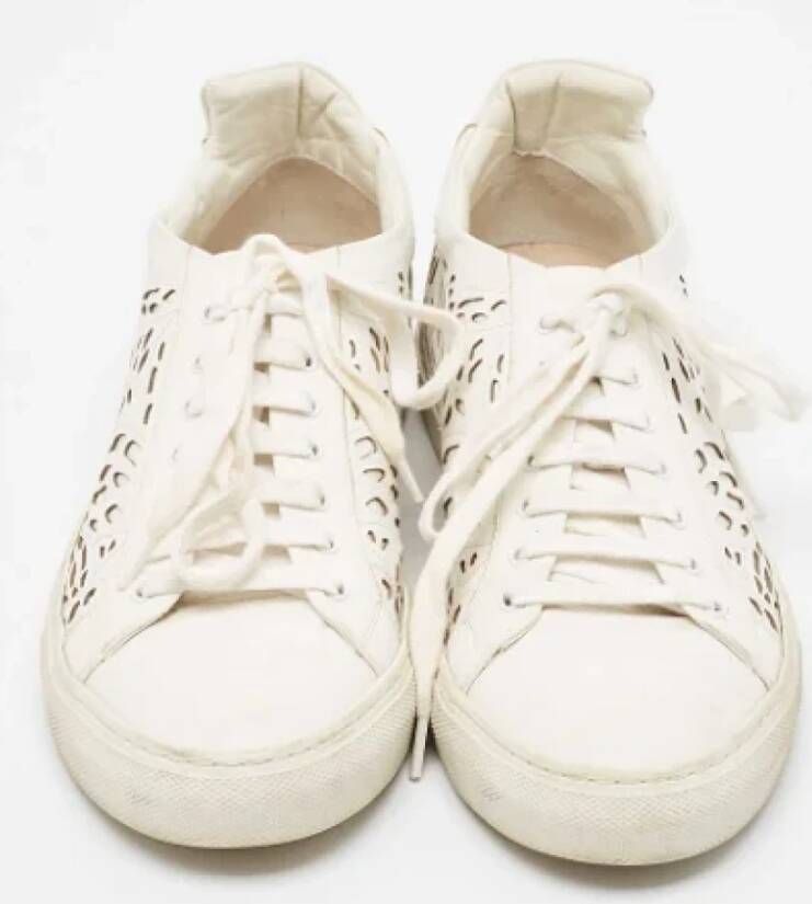 Sophia Webster Pre-owned Leather sneakers White Dames