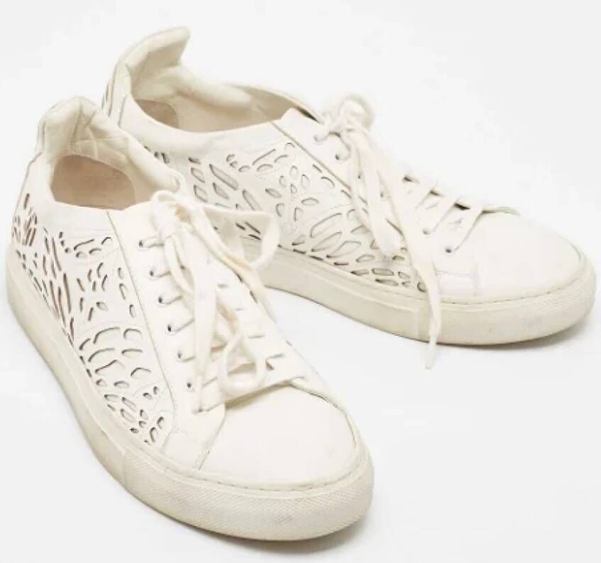 Sophia Webster Pre-owned Leather sneakers White Dames