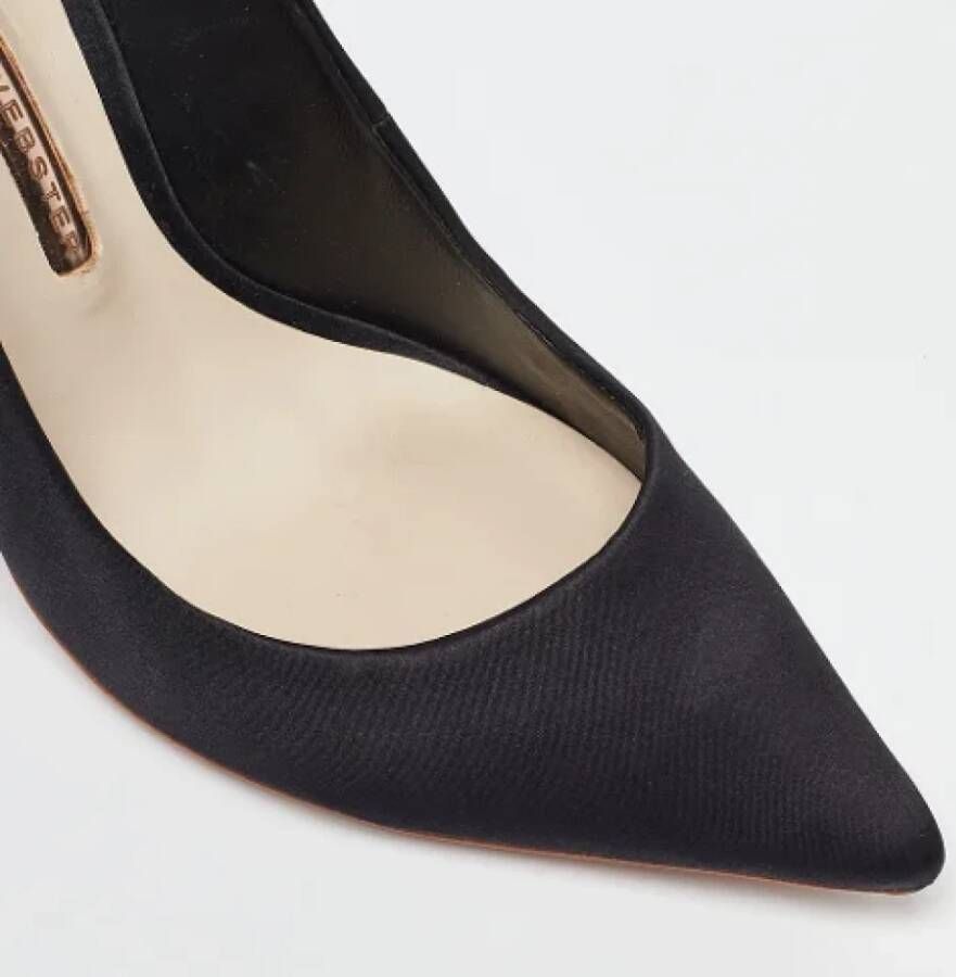 Sophia Webster Pre-owned Satin heels Black Dames