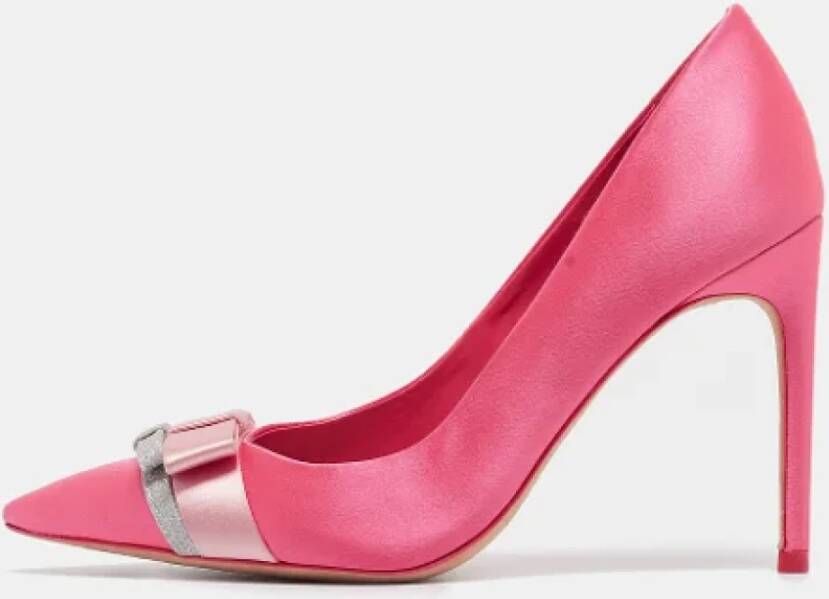 Sophia Webster Pre-owned Satin heels Pink Dames