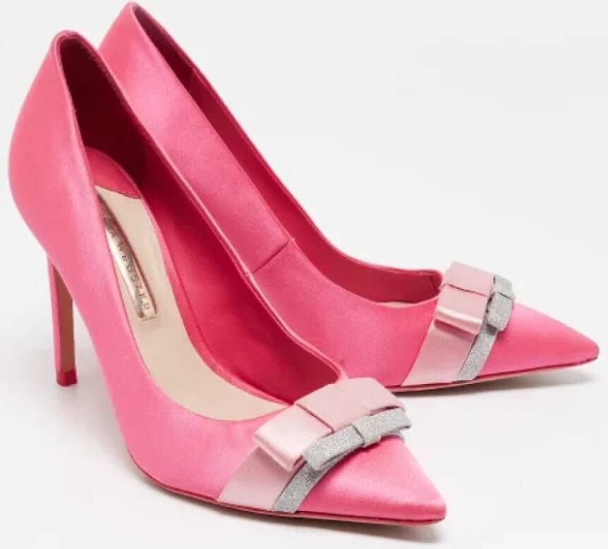 Sophia Webster Pre-owned Satin heels Pink Dames