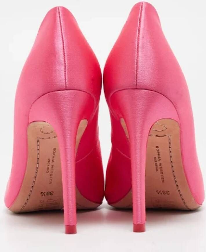 Sophia Webster Pre-owned Satin heels Pink Dames