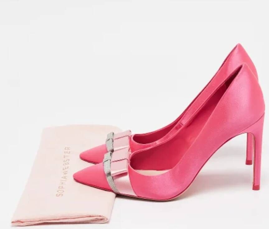 Sophia Webster Pre-owned Satin heels Pink Dames