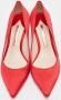 Sophia Webster Pre-owned Satin heels Red Dames - Thumbnail 3