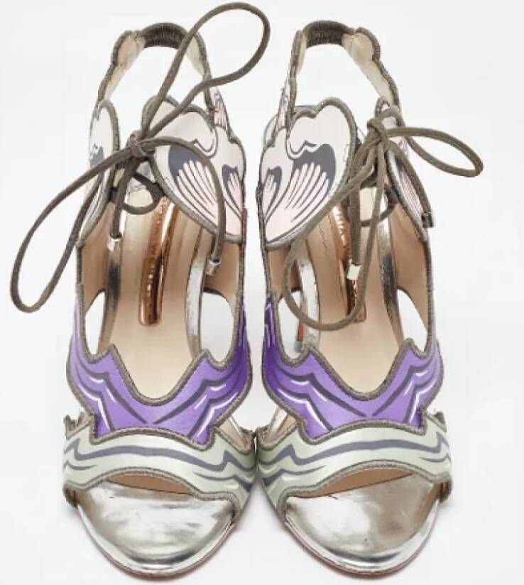 Sophia Webster Pre-owned Satin sandals Multicolor Dames