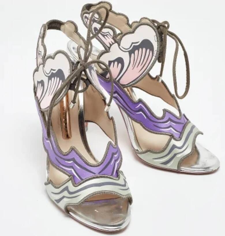 Sophia Webster Pre-owned Satin sandals Multicolor Dames