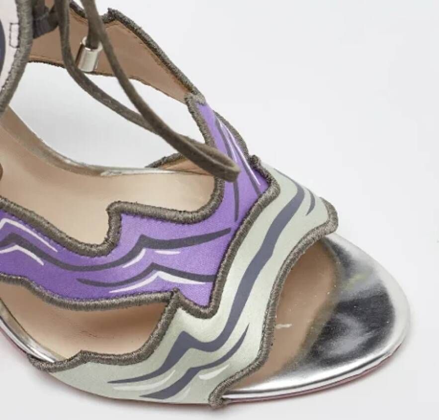 Sophia Webster Pre-owned Satin sandals Multicolor Dames