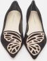 Sophia Webster Pre-owned Suede flats Black Dames - Thumbnail 3