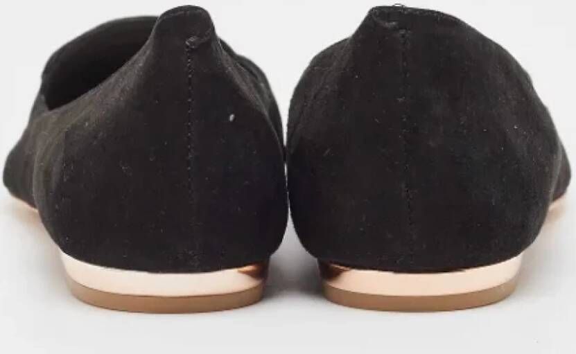 Sophia Webster Pre-owned Suede flats Black Dames