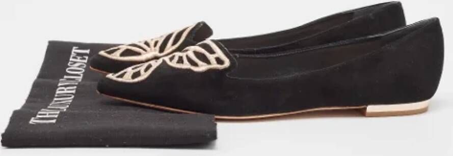 Sophia Webster Pre-owned Suede flats Black Dames