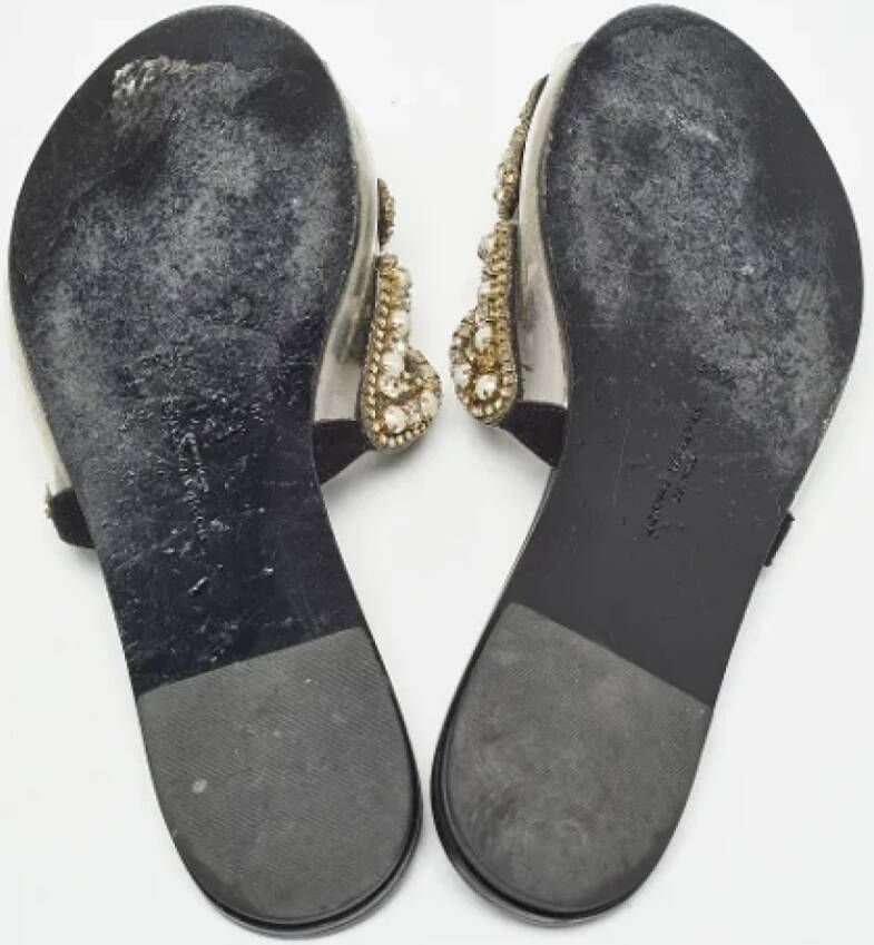 Sophia Webster Pre-owned Suede flats Black Dames