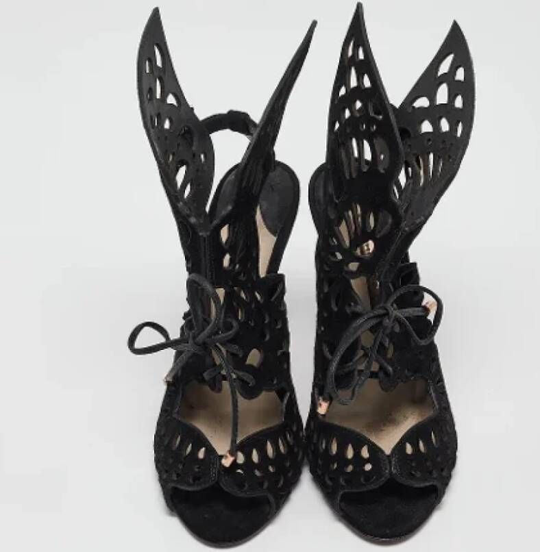 Sophia Webster Pre-owned Suede heels Black Dames