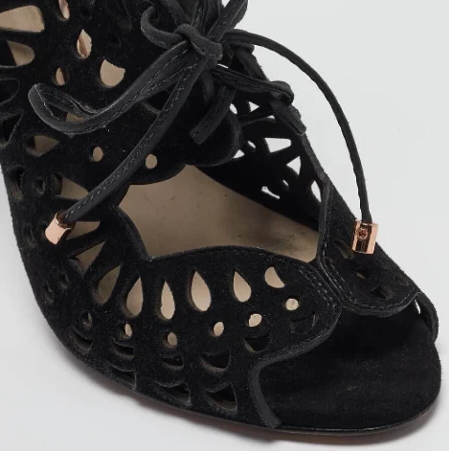 Sophia Webster Pre-owned Suede heels Black Dames