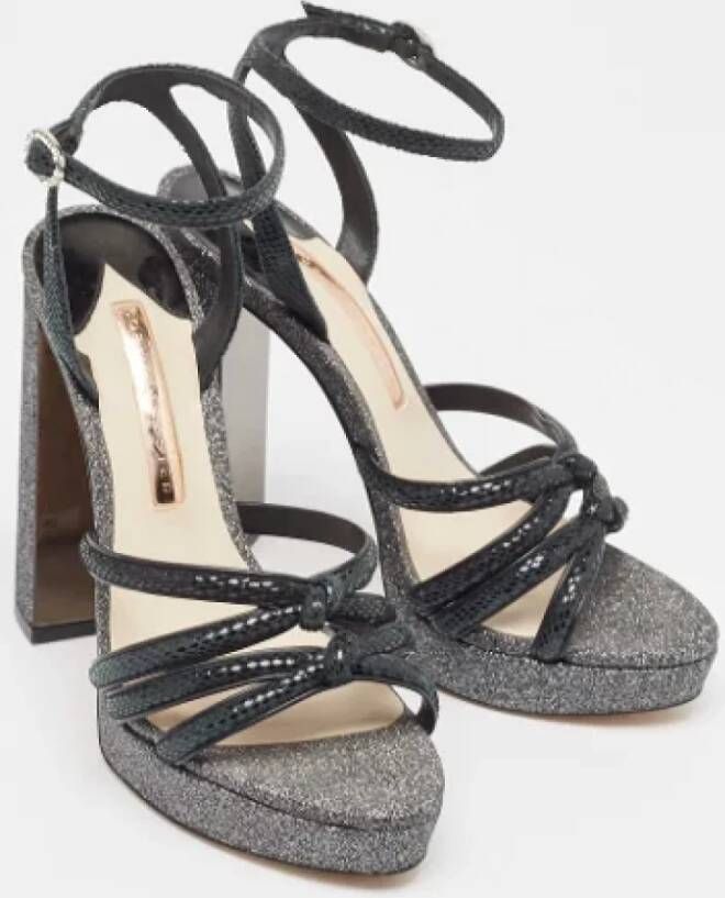 Sophia Webster Pre-owned Suede sandals Black Dames