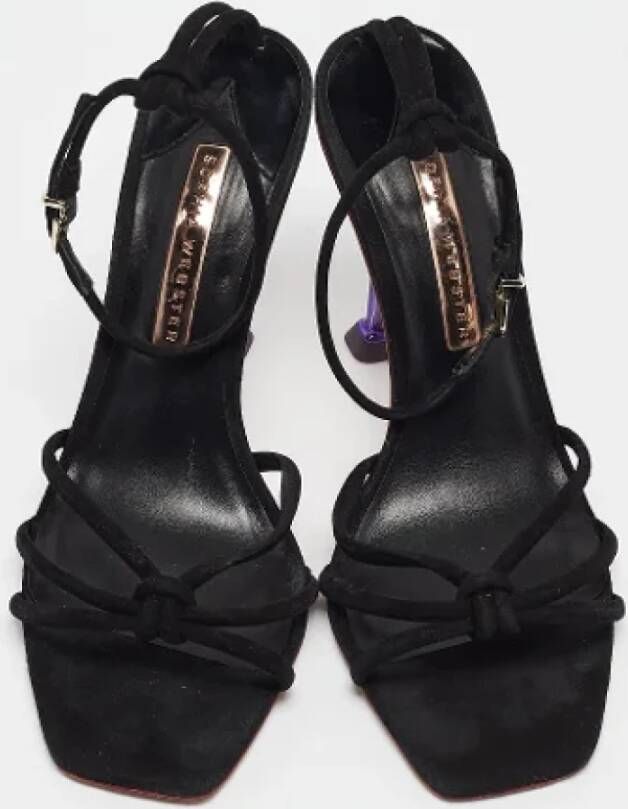 Sophia Webster Pre-owned Suede sandals Black Dames