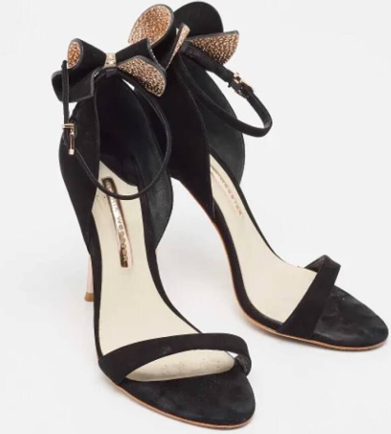 Sophia Webster Pre-owned Suede sandals Black Dames