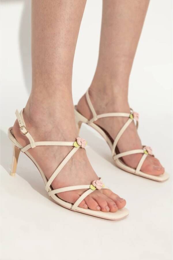 Sophia Webster Rosette met hak sandalen Beige Dames