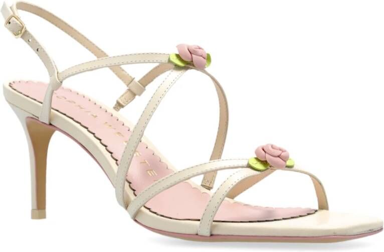 Sophia Webster Rosette met hak sandalen Beige Dames