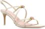 Sophia Webster Rosette met hak sandalen Beige Dames - Thumbnail 4