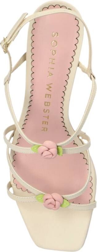 Sophia Webster Rosette met hak sandalen Beige Dames