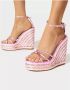 Sophia Webster Roze Sleehak Sandalen Alina Pink Dames - Thumbnail 2