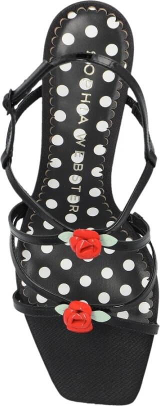 Sophia Webster Sandalettes met hak Rosette Black Dames