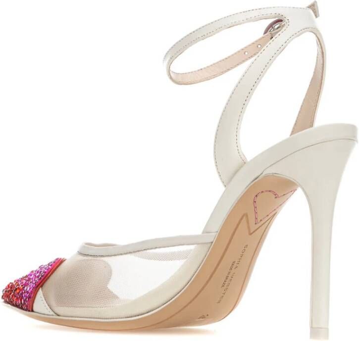 Sophia Webster Witte Rode Pumps White Dames