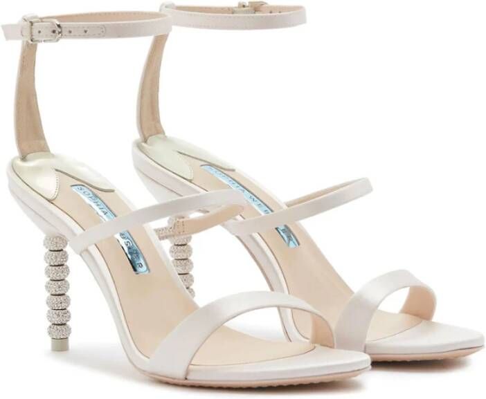 Sophia Webster Zachte ivoor sandalen White Dames