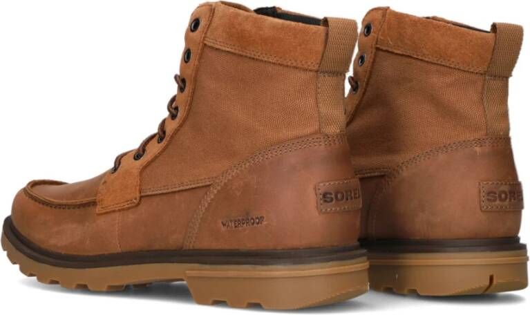 Sorel Stijlvolle Carson Moc Waterdichte Laarzen Brown Heren