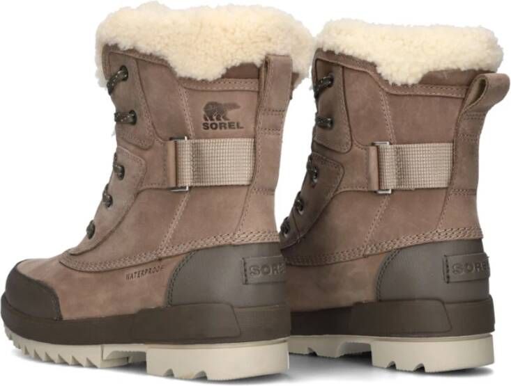 Sorel Taupe Waterdichte Veterschoenen Beige Dames