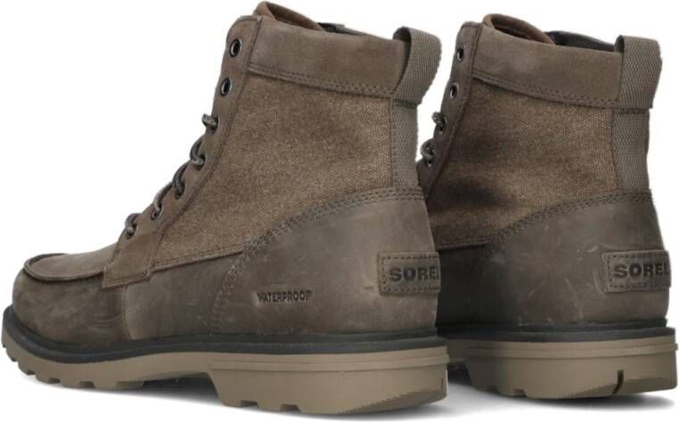 Sorel Waterdichte Moc Teen Veterschoenen Brown Heren